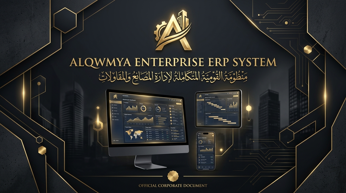 مصنع القومية — المنظومة الصناعية الشاملة (30 موديول للإنتاج، الـ POS، والـ ERP)